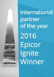 RheinBrücke Epicor Internation Partner of the year 2016