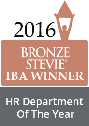 Bronze Stevie IBA winner HR department