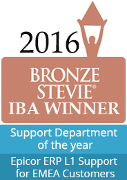 Bronze Stevie IBA winner support department